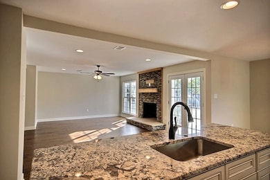 View from Kitchen into Great Room