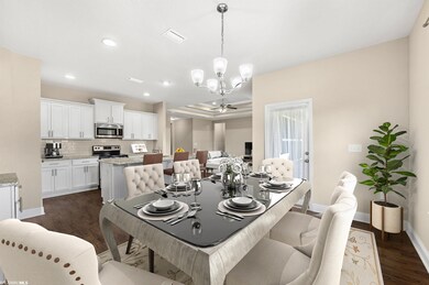 View back to kitchen