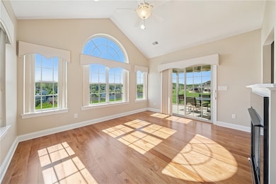 Family room, sliding doors to covered patio