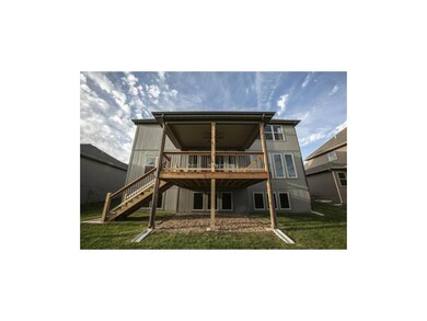 Rear of Home.  Home is under construction.  This p
