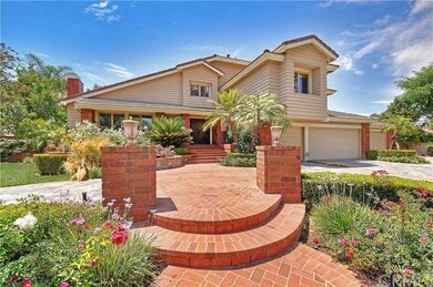 Beautiful landscaping with tiered rose garden, New
