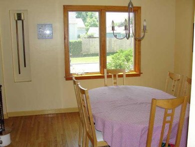 Dining Room. Dining room has nice, original hardwo