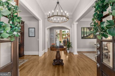 Entrance foyer featuring virtual concept of color 