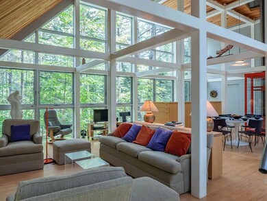 An open floor plan
