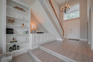 Grand entrance featuring double doors.