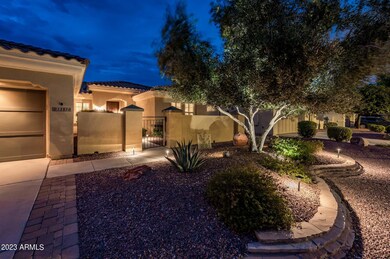 Twilight Front Elevation