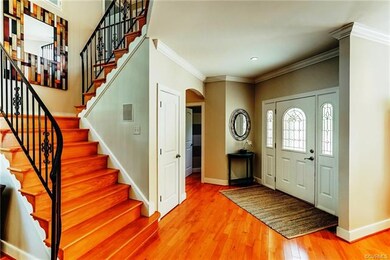 Grand foyer with views of the lake!