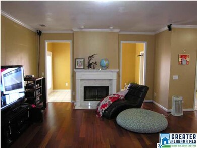 Great room has a fireplace