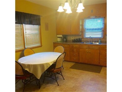 Large eat-in kitchen.