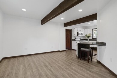 Your dining area opens to the kitchen - so conveni