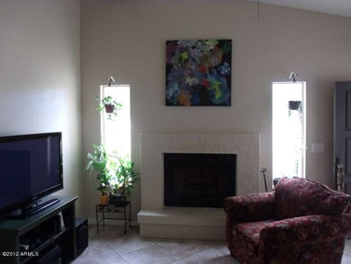 Fireplace view