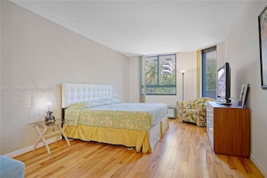 Ample master bedrom with balcony access