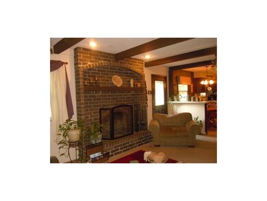 Nice Brick Fireplace