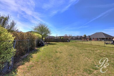 Fenced Backyard in two sections