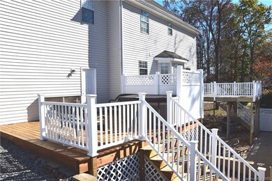 Two decks and a patio!