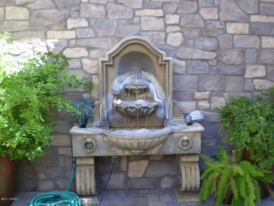 Entrance courtyard fountain