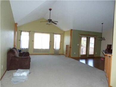 Living room and Dining room