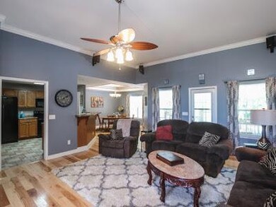 Large Living Room with High Ceiling.