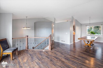 living room with view of dining