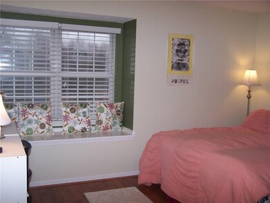 Bedroom two with cozy bench window seat