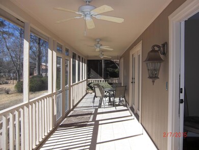 Lakeside screened porch