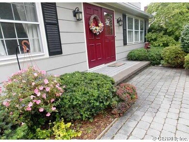 Exterior Front This paverstone path makes a beauti