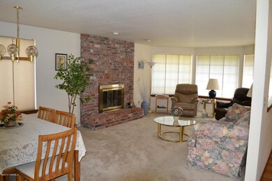 Living Room, Dining, & Fireplace