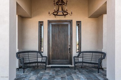 Porch on the front