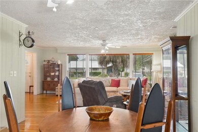 Dining w view into den
