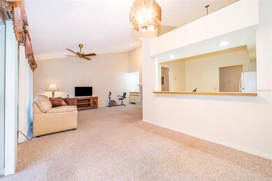 View from dining room looking to living room
