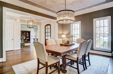 Formal dining room to left of front entry.  Note f
