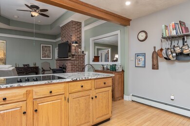 Kitchen open to Family Room