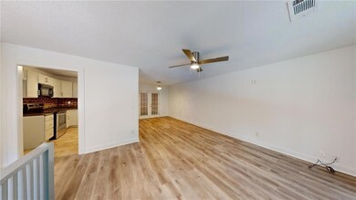 Spare room with light hardwood / wood-style floori