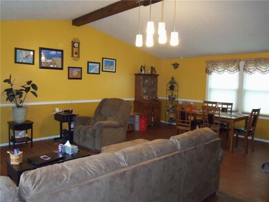 VIEW LOOKING TOWARD DINING AREA.