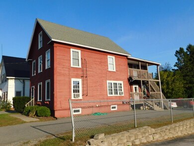 Side view of property
