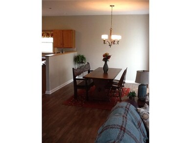 Dining Room. The kitchen opens to the dining room 
