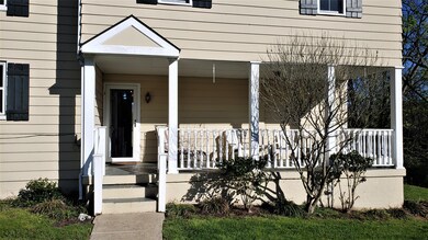 Covered front porch