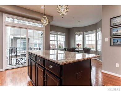 View of the doors to the balcony and Breakfast Noo