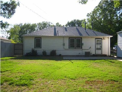 Back view of the house
