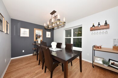 Dining room with HWFs