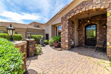 Welcoming courtyard