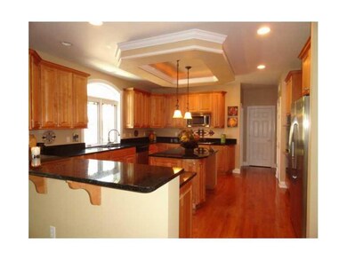 Kitchen. The Gourmet Kitchen Features Double Ovens