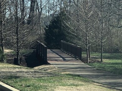 Wooded walking trail.