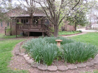 Lush landscape and perennials.