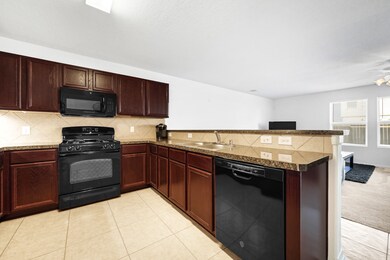 Open concept to the living room.