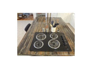 4x6 kitchen island with cooktop set in beautiful '