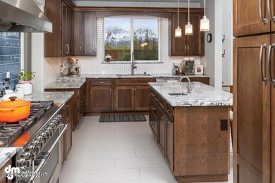 Kitchen with Mountain View