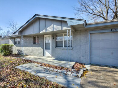 Single story home with a garage