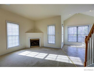 Lovely Great Room with corner gas fireplace