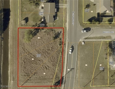 Map of property location featuring property parcel outlined